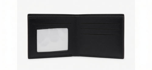 Brown leather wallet with custom engraving